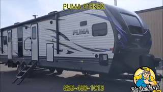 PUMA 31FKRK travel trailer with a 10 Yr Limited Warranty at Big Daddy RVs [upl. by Phelips311]