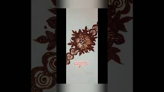 Gulf style flower mehndi design [upl. by Nrev30]