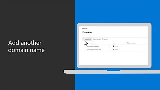 How to add another domain name in Microsoft 365 Business Premium [upl. by Hpotsirhc]