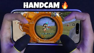 Best HANDCAM 4 Finger  Gyroscope  iPhone 14 Pro ❤️ PUBG Mobile [upl. by Sucrad717]