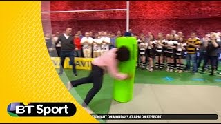 Ashley Johnsons monster hit on the Smashometer  Rugby Tonight [upl. by Ynaoj]