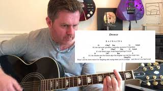 Queen  Drowse  Easy Guitar Lesson [upl. by Grata]