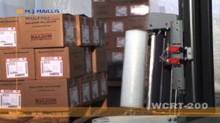 Wulftec WCRT 200 Automatic Rotary Arm Stretch Wrapper Video [upl. by Goldfinch552]