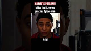 Miles the Black one punches Spiderman spiderman [upl. by Baldwin48]