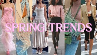 Top 10 Spring Fashion Trends 2024 what to wear this spring [upl. by Yelraf]