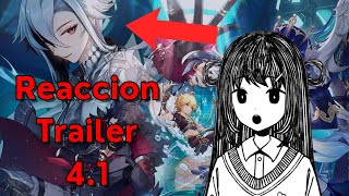 🔷FONTAINE TRAILER 41  REACCIÓN ¿Neuvillette que cosa  Genshin Impact [upl. by Merralee]