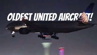 WORLDS OLDEST BOEING 777 ARRIVAL INTO ORD  N774UA 284 Yrs Old [upl. by Esaele]