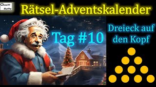 🎄10 RätselAdventskalender Wie viele Münzen muss man bewegen🎄 [upl. by Slifka]