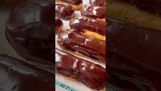 Chocolate Eclair with custard sauce filling by Utastecom ytshorts french chocolate easy [upl. by Billat519]