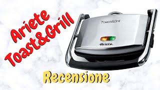 Recensione Ariete Toast amp Grill Piastra Elettrica DA 1000W [upl. by Tnecillim]