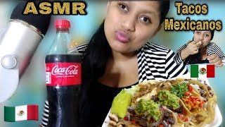 ASMR COMIENDO TACOS MEXICANOS 🌮🇲🇽EATING SOUNDS [upl. by Eelana]