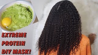 Extreme Deep Conditioning Protein Treatment for Rapid Hair Growth and Damaged Hair  Natural Hair [upl. by Arissa424]