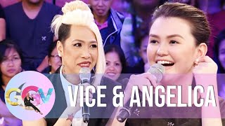 Angelica Panganiban teases Vice Ganda  GGV [upl. by Odnesor]