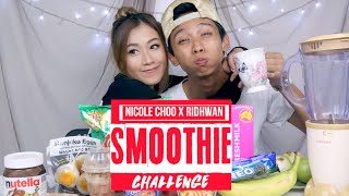 SMOOTHIE CHALLENGE  RIDHWAN X NICOLE [upl. by Brunell]