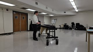 Ean Varden North freshman Rain Dance on marimba Div 1 Gold Rating for ISSMA Solo amp Ensemble [upl. by Ahsila108]