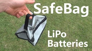 Lipo Safe Explosion amp Fireproof Battery Charging Bag Review [upl. by Aramoj956]