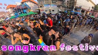 Water Festival Show In Thailand SONGKRAN FESTIVAL [upl. by Odlaw]