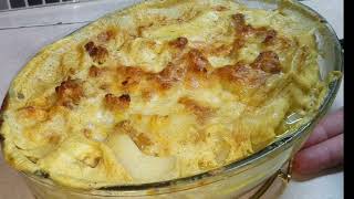 gratin البطاطا بالحليب بزاف بنين وبزاف ساهل [upl. by Yojal]