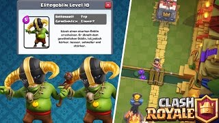 Idee ELITEGOBLIN amp NEUE KARTEN  CLASH ROYALE  Lets Play CR Deutsch German HD [upl. by Brazee]