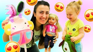 Spielspaß mit Puppen Derin und Baby Born auf der Pyjamaparty Mama Vlog [upl. by Jelsma]