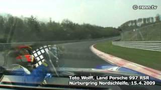 Crash after Toto Wolff´s Nürburgring Nordschleife Record of 70328 [upl. by Mufi48]