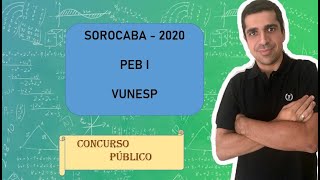 Resolução da Prova de Sorocaba  PEB I  2020 [upl. by Hudgens]