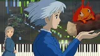 Howls Moving Castle Piano Tutorial Synthesia  Kyle Landry  SHEETSMIDI [upl. by Procter]