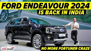 2024 Ford Endeavour India Launch  Toyota Fortuner Rival  Return of Ford Confirmed  Ford Everest [upl. by Connolly]