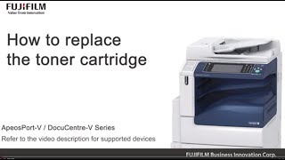 How to replace the toner cartridge [upl. by Eilahtan]