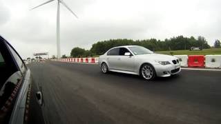 BMW 335D E92 400 JS PERFORMANCE VS 535D 390hp Clastres 12062016 [upl. by Dorolisa]