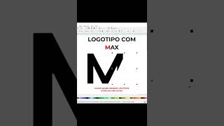 Como fazer um logotipo monograma com o nome MAX logotipo logomarca logodesign max [upl. by Jania]