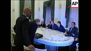 Putin meets NATO secretarygeneral [upl. by Raffin]