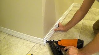 How to Install Floor Molding [upl. by Chuch252]