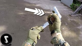 Humiliating Airsoft Players with Tiny Noob Gun [upl. by Latsirk]