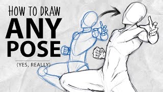 How to draw ANY POSE in 10 minutes  DrawlikeaSir [upl. by Riker]