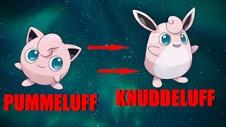 Pummeluff Entwicklung zu Knuddeluff  Jigglypuff evolution to Wigglypuff [upl. by Noreen]