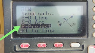 P Project function work on Topcon or Sokkia Total station [upl. by Oirretna]