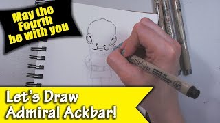 Lets Draw Admiral Ackbar [upl. by Adnorrehs]