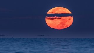 Supermoon 2016  Moonset TimeLapse [upl. by Humpage]