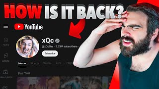 YouTube TAKES DOWN XQCand Then Brings Him Back  The Rambles Podcast [upl. by Nauqan925]