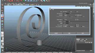 Maya 2012 Tutorial  Extrusion Options [upl. by Nueovas]