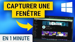 Prendre une capture décran dUNE SEULE FENÊTRE sur Windows [upl. by Dix]