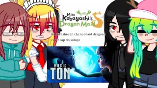 🐉Kobayashisan chi no maid dragon S react rap do soluço🐉Leia a descrição [upl. by Legnalos778]