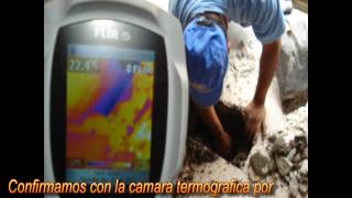 Deteccion de tuberia de drenaje pluvial  y localizacion taponamiento [upl. by Jerold]