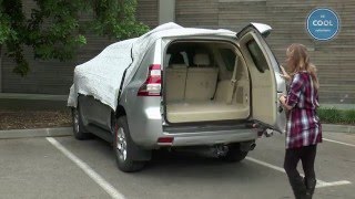 Aluminet shade cloth for the car [upl. by Aribold]