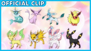 Eevee and Its Evolutions  Pokémon Master Journeys The Series  Official Clip [upl. by Stav]