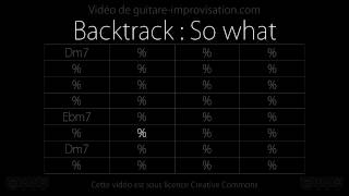 So What 130bpm  Backing track [upl. by Kat620]