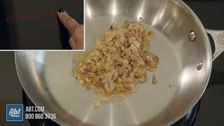 Miele Induction Cooktop Demo  Shallots And Cranberry Compote [upl. by Kimber]