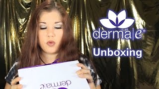 derma e Unboxing Lots of Great Natural Skincare [upl. by Lusa]