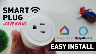 Smart Plug Socket Wifi Review and Easy Installation Guide [upl. by Ahsiele363]